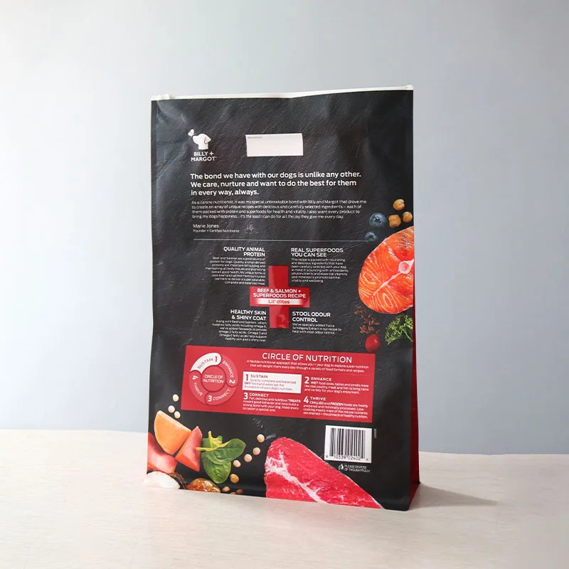 Biodegradable 2kg 5kg 10kg 20kg Smell Proof Wet Wellness Dry Raw Dog Treat Food Packaging Bag
