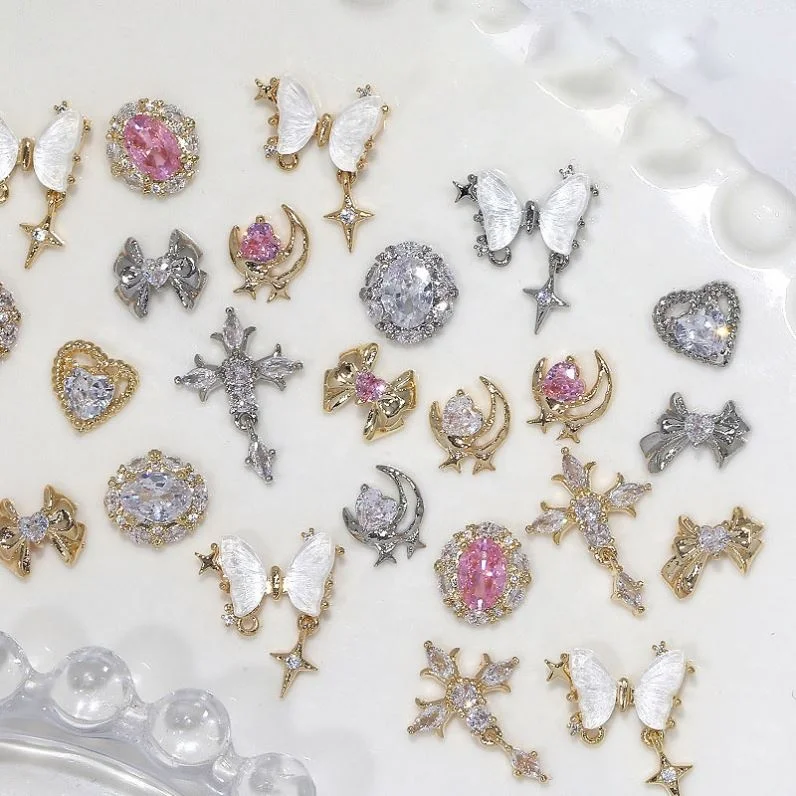 New Arrival 3D Shiny Nail Zircon Rhinestones Luxury Nail Decoration Diamonds Nail Beauty Design Charms for DIY Women Girls