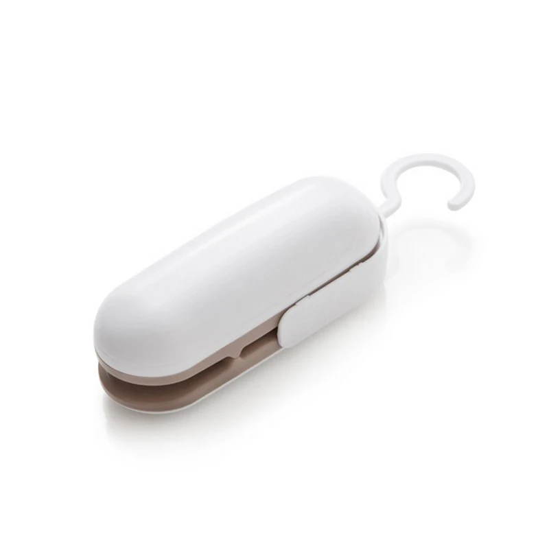 Mini Heat Sealer Portable Sealing Machine Hand Pressure Sealing Clip Food and Fruit Preservation Sealing Clip