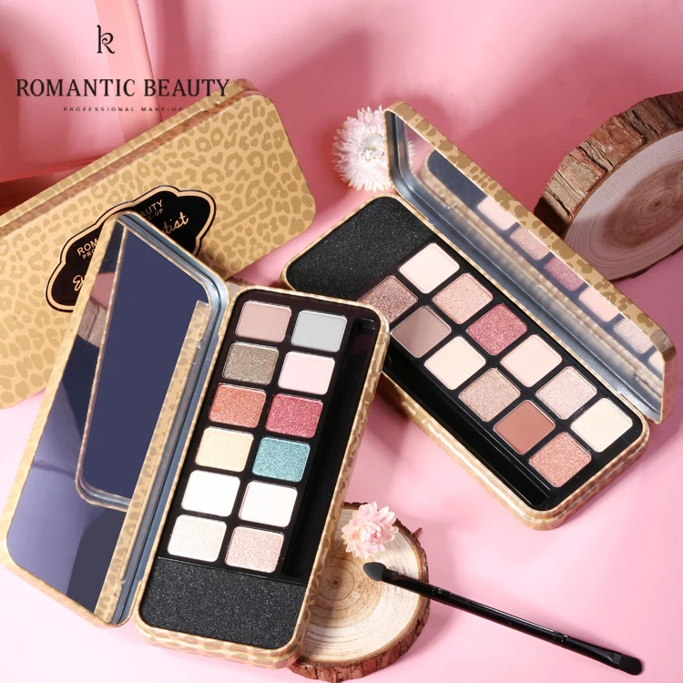 Romantic Beauty Fashion Matte Eyeshadow Palette Glitter Eye Shadow Makeup Nude Makeup Set Korea Cosmetics