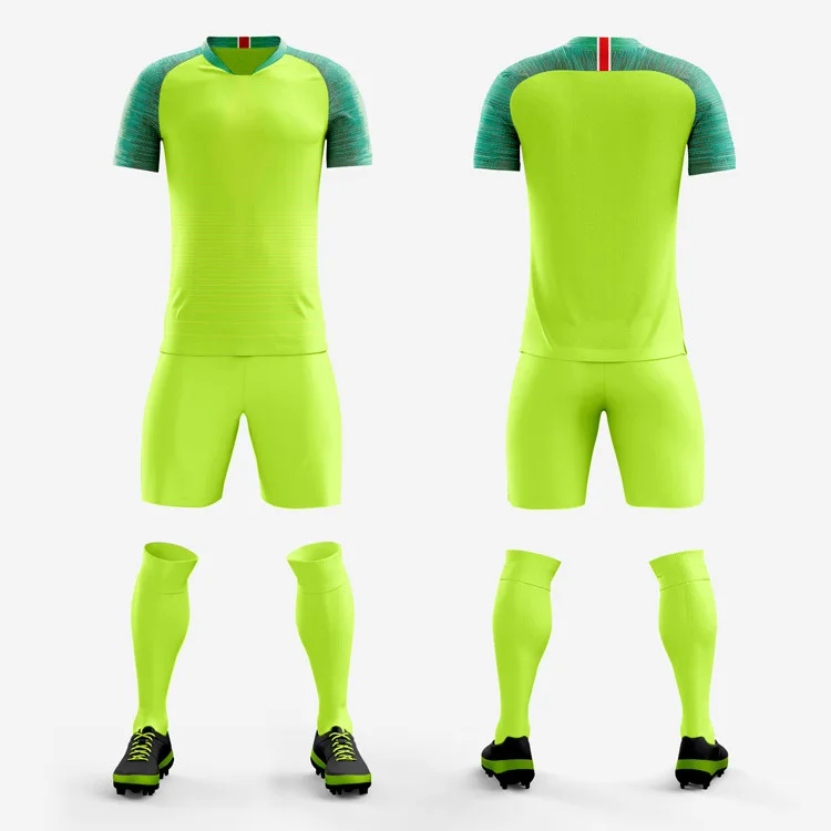 2022 Top Selling Soccer Uniform Soccer Wear Wholesale Custom Sublimation 100% Polyester Soccer Jersey Men Team Football