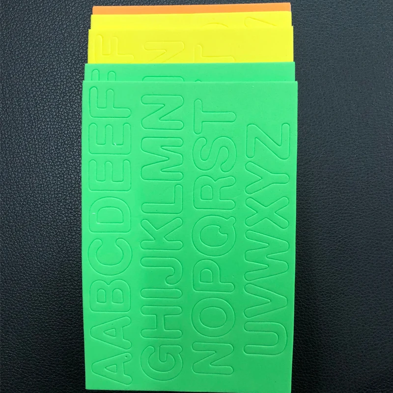 3mm letter size material word glued roll high elasticity die cutting eva polyurethane foam sheet