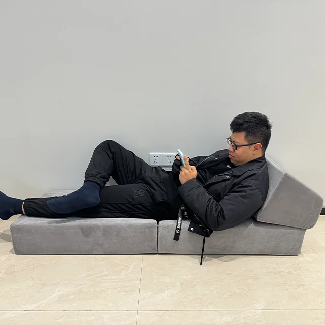 Factory High Quality Convertible Folding Sofa Bed Washable High Density Foam Anti-Slip Living Room Chairs Furniture Sofa