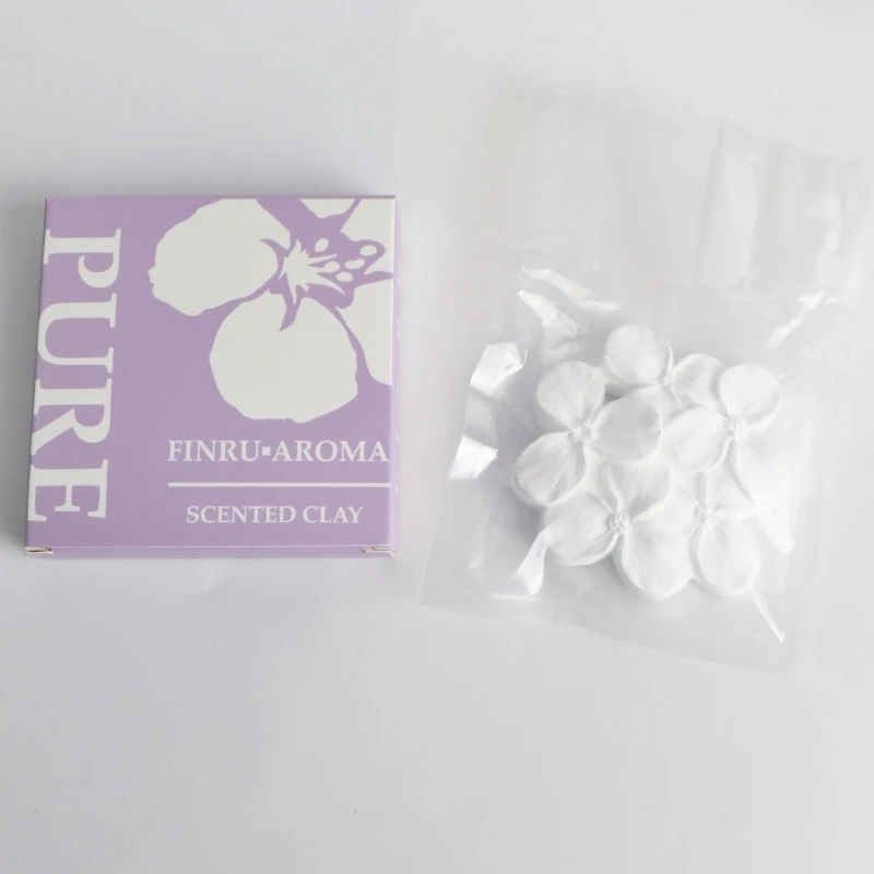 Hydrangea Flower Scented Plaster Car Decoration Hanging Air Freshener Home Fragrance Aroma Porcelain Fragrance Oil Diffuser