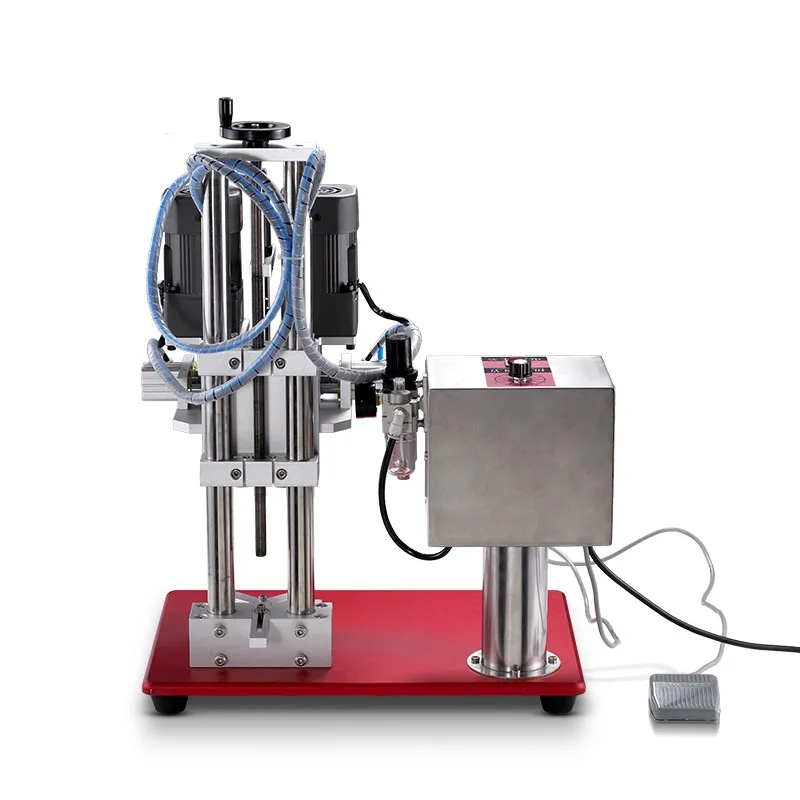 
Semi Automatic Plastic Bottle Screw Lid Tightening Machine for Lid Locking Capping 