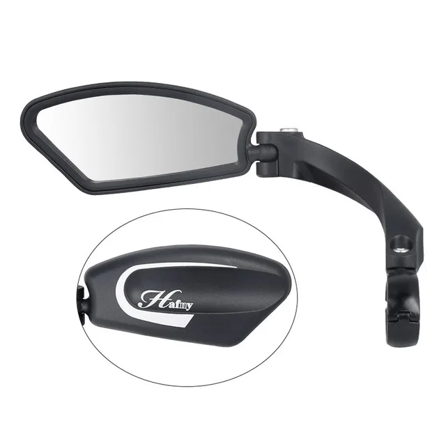 Hafny Stainless Steel Handlebar HD Blast-Resistant Glass Lens Bike Side Mirror