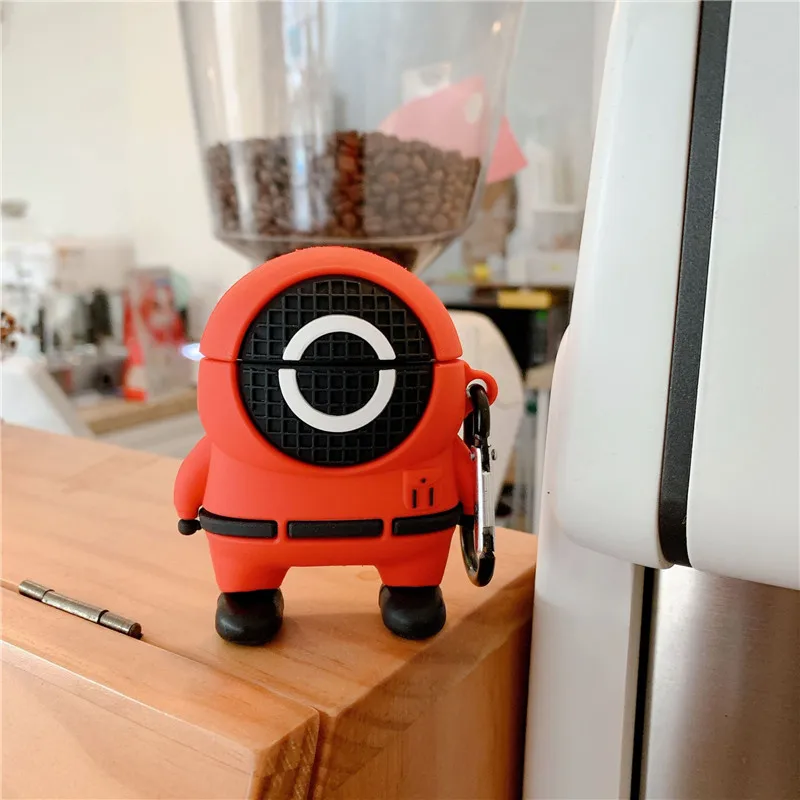 Wholesale Custom 3D Silicone Case Design Squid Game Protective Pro Cases Cover For Air Pod Pro