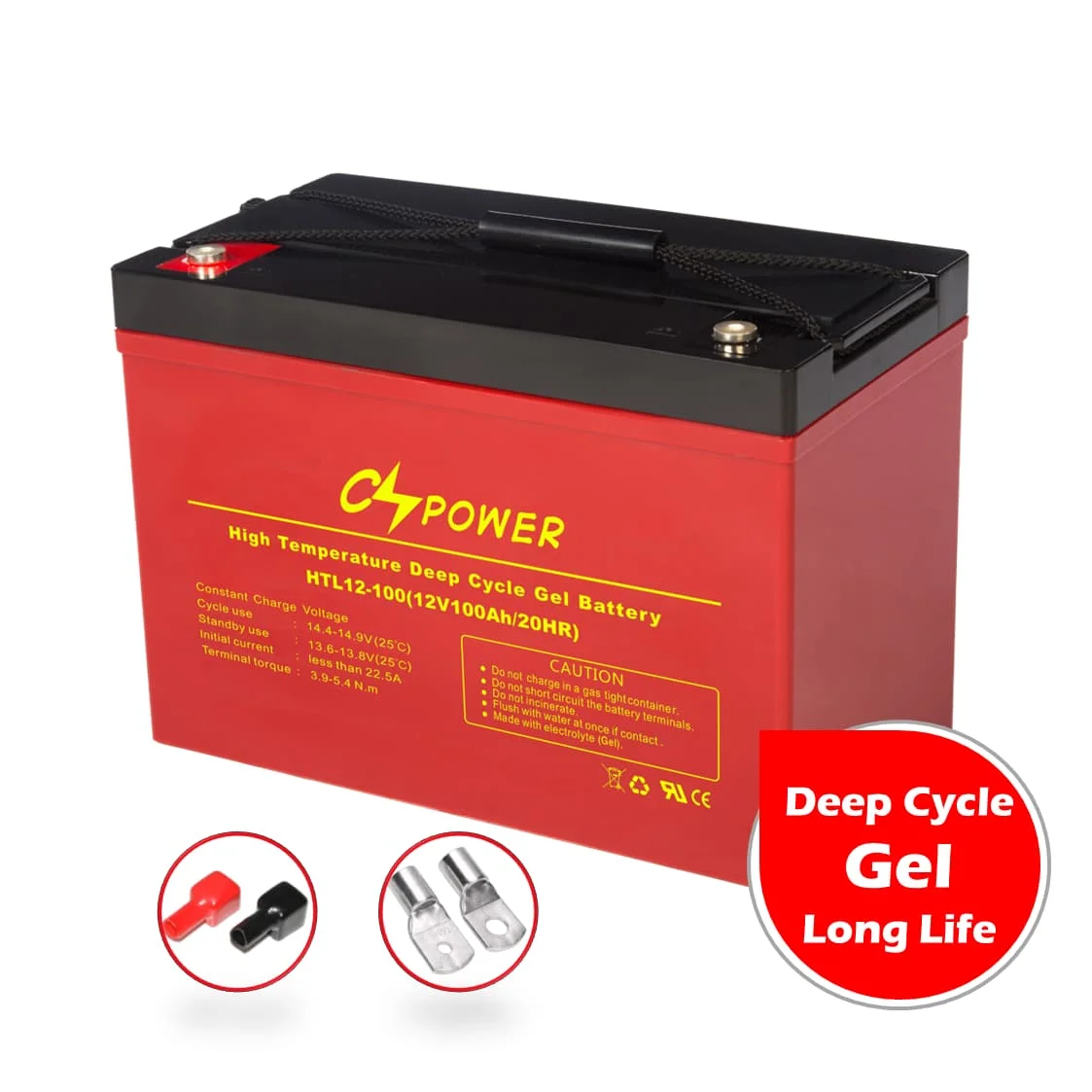 CSPower 12V 100Ah High Temperature GEL Solar Battery for Power Energy China Factory HTL12-100 VS Leoch RIT