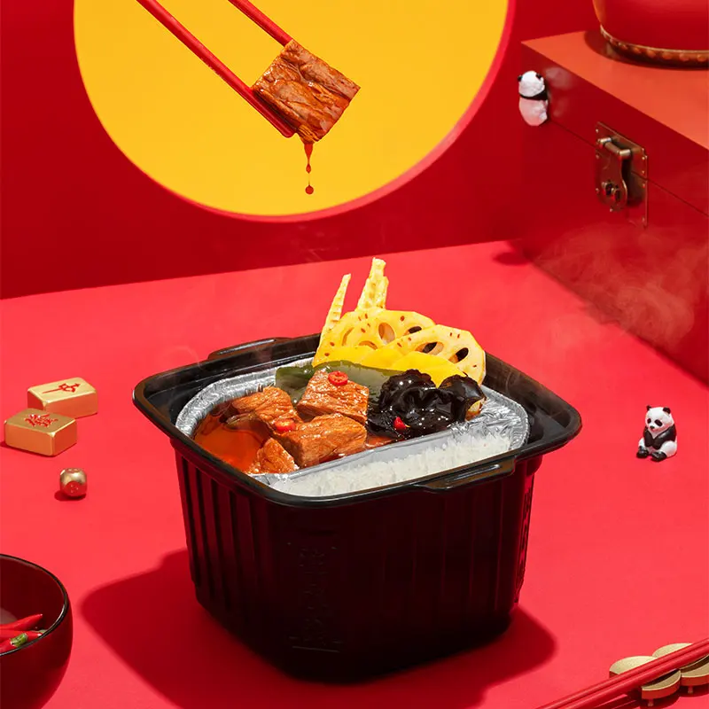 Instant Food Self Heating Hot Pot Combination Spicy Hot Pot Food Self Heating FAST FOOD Instant Hot Pot OEM