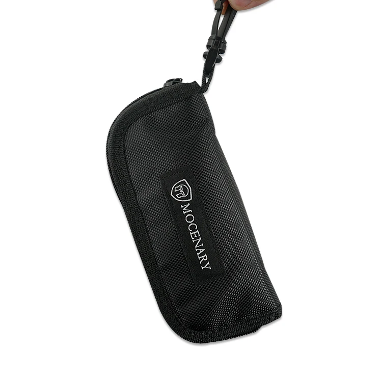 Factory Produced Custom Label Polyester Padded Knife Zipper Case