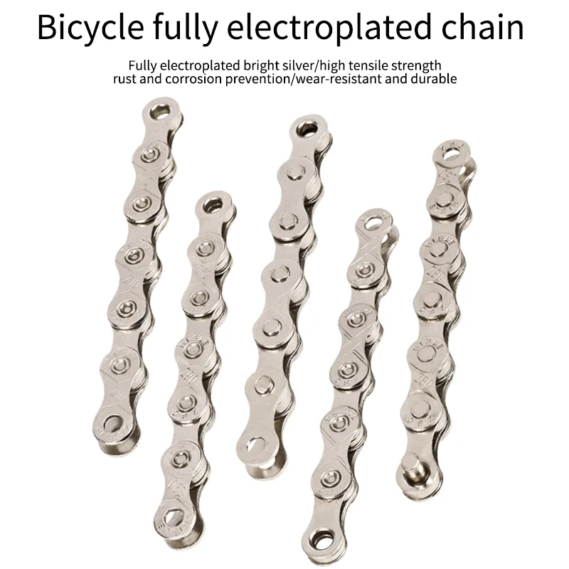 Wholesale Silver Bicycle Chain 6 7 8 9 10 11 12 Speed Mtb Road Bike Cycle Chain
