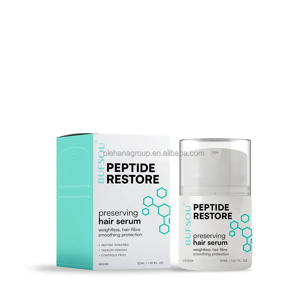 Hair Care Set Private Label Organic Jojoba Oil Peptides Collagen Hair Treatment Mask Hair Serum Oil