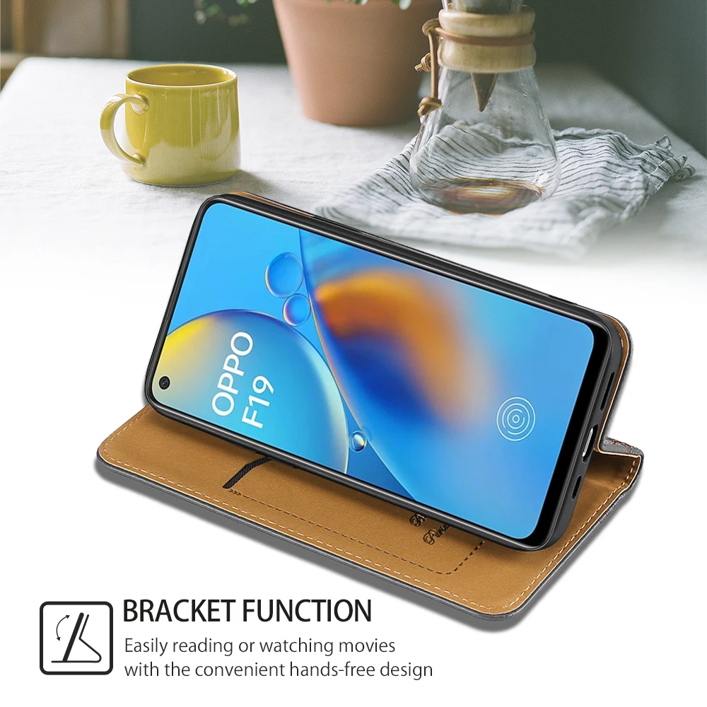 Flip Leather Wallet Mobile Case for OPPO A3 A5 A7 A8 A9 2020 A91 A92 A93 A94 ACE2 AX5S Wallet Phone Cover Bags