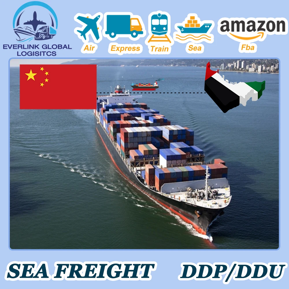 Fast Door to Door Logistics Services DHL FEDEX UPS Express Air Sea Railway Shipping Agent From China To UAE Freight Forwarder