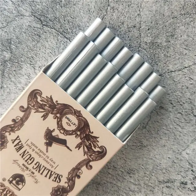 
16Pcs Vintage Gold Color Hot Glue Gun Sealing Wax Sticks Letter Classic Wax Seal Stick For Stamp 