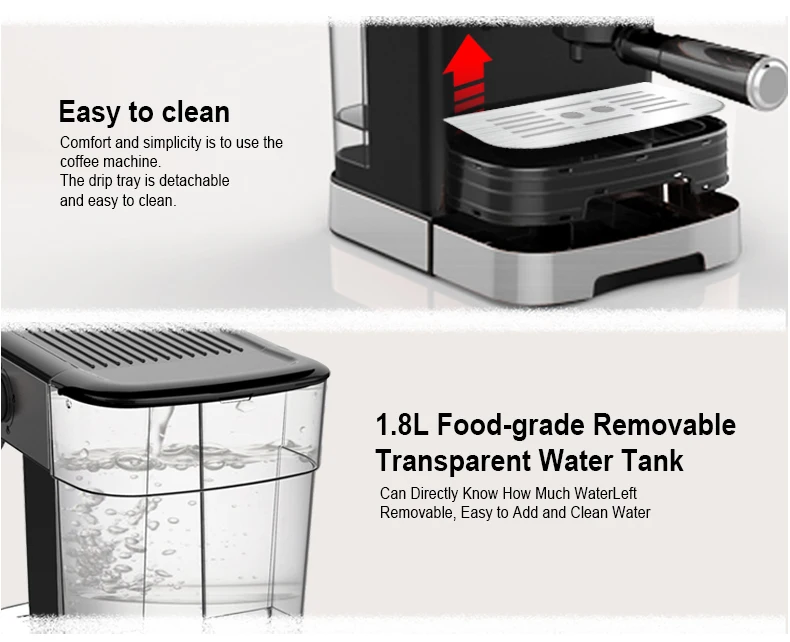 Home multi-function 15 Bar Pressure pump electric  Portable coffee device