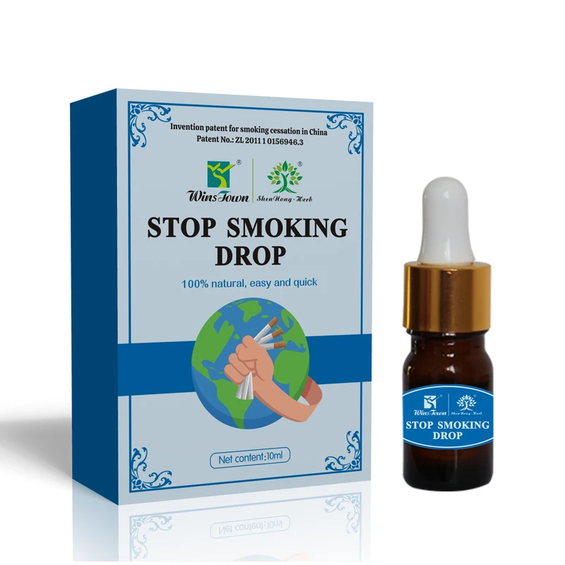 Private Label high quality stop smoking drop 100% natural easy and quick Best Effective stop smoking aid cigarettes