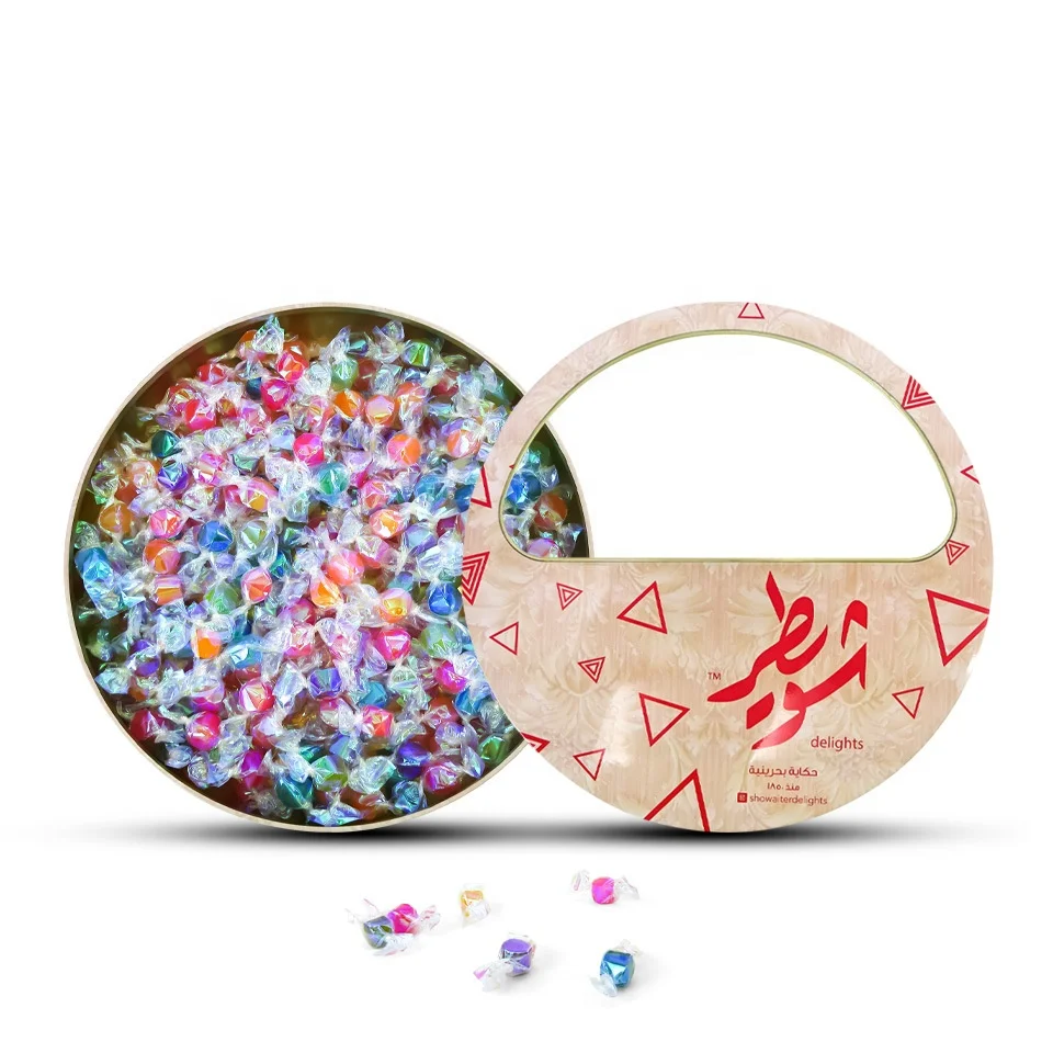 OEM Custom Food-Grade Tin Box Square Metal Cookie Tin with windows for Biscuits Candies Chocolate Cakes