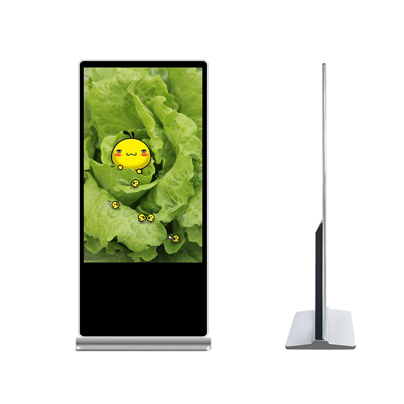 55 Inch Touch Screen Display Kiosk Floor Standing Interactive Kiosk Screen Digital  Advertising Totem Screen for Advertising