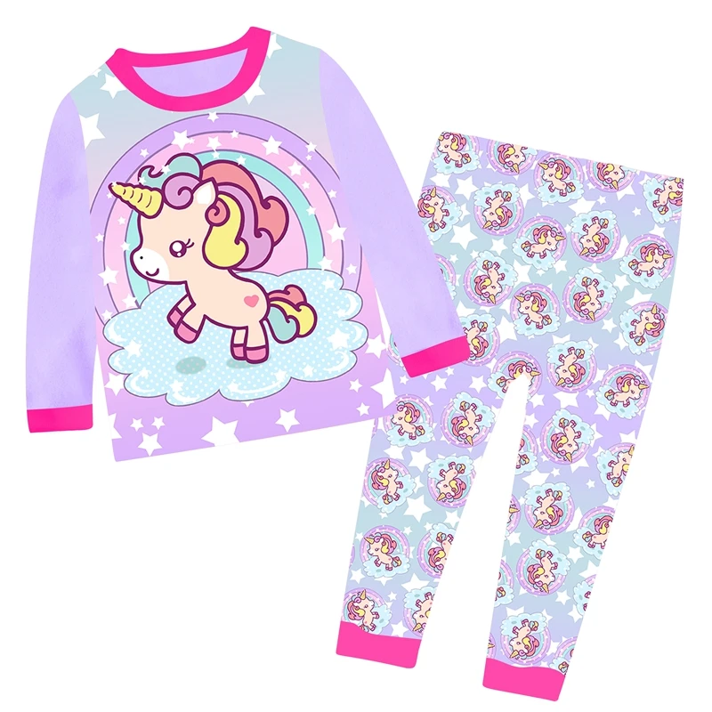 100% хлопковая одежда с принтом в виде маленького малыша комплект одежды для девочки из 2 предметов длинными рукавами футболки и штаны дома отдыха комплекты детей девочек