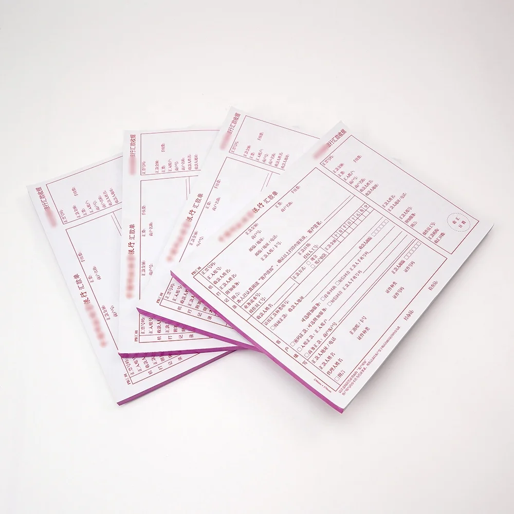 220*297mm computer forms carbonless ncr