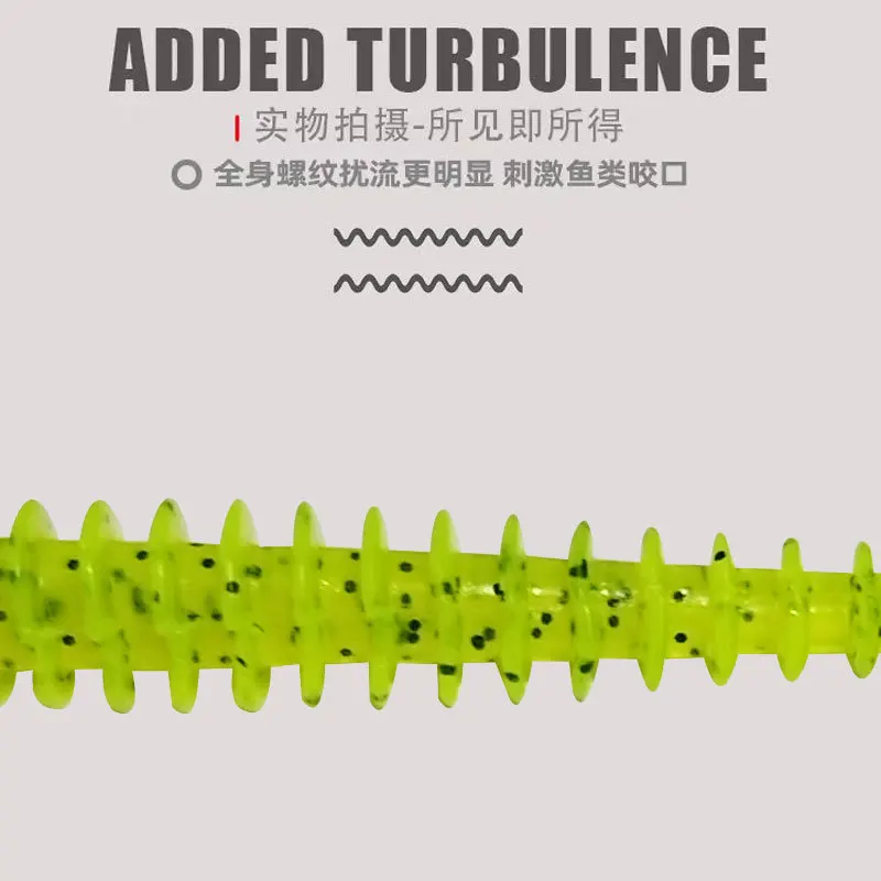 Wholesale Custom 9cm 2g Soft PVC Paddle Tail Swimbait Impact Ring Shad Insect Bait for Bass Fishing in Rivers and Ocean Boats