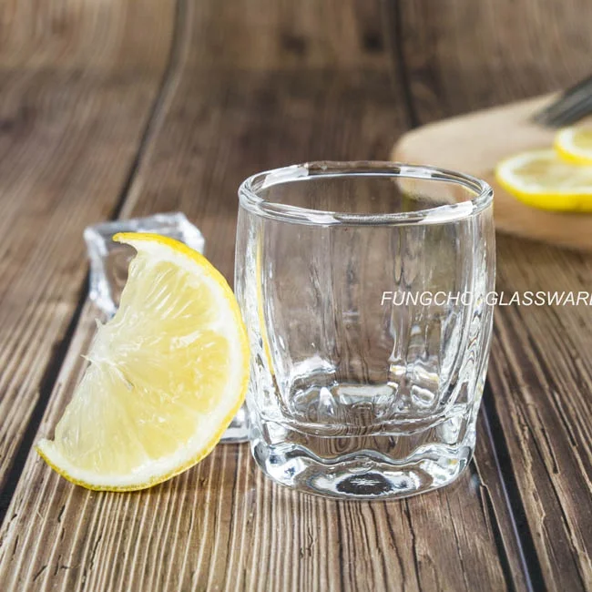 Wholesale mexican style 50ml/1.69oz drinking small liquor vodka tequila shot glass