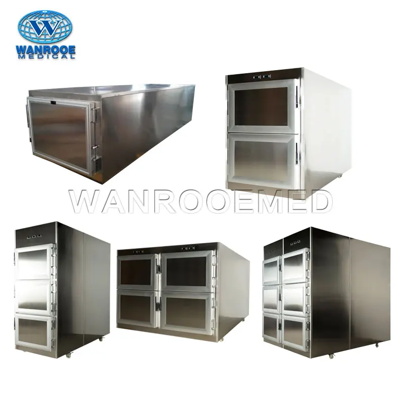 GA308 Funeral Device 8 Rooms Dead Body Storage Morgue Freezer Refrigerator