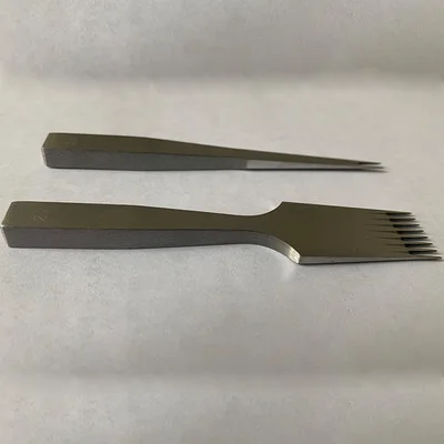 Advanced Texture Integrated Molding Six Diamond Cut Narrow Teeth European Oblique Flat French Chisel Internal Teeth Polishing