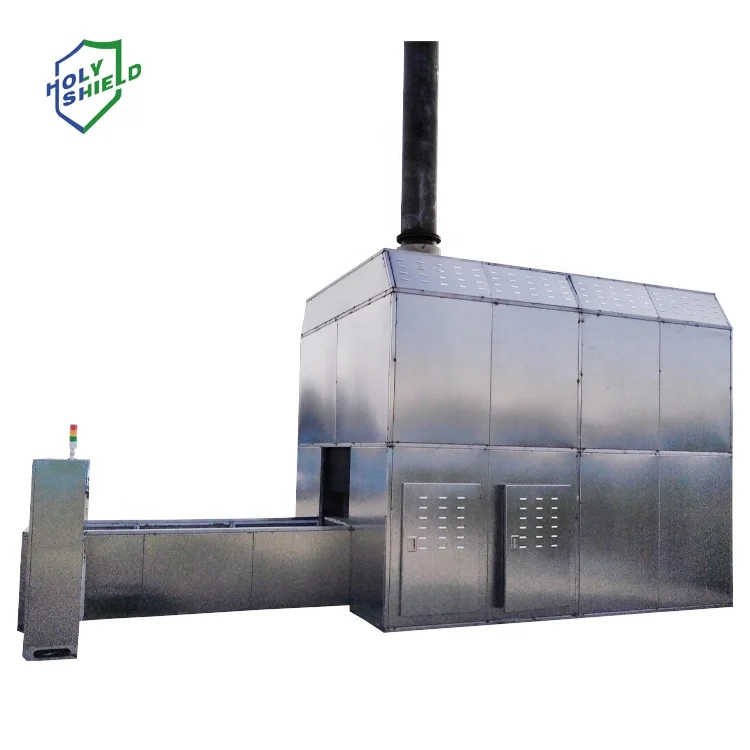 2024 New Product Smokeless Corpse Incinerator human cremation furnace for sale cremation
