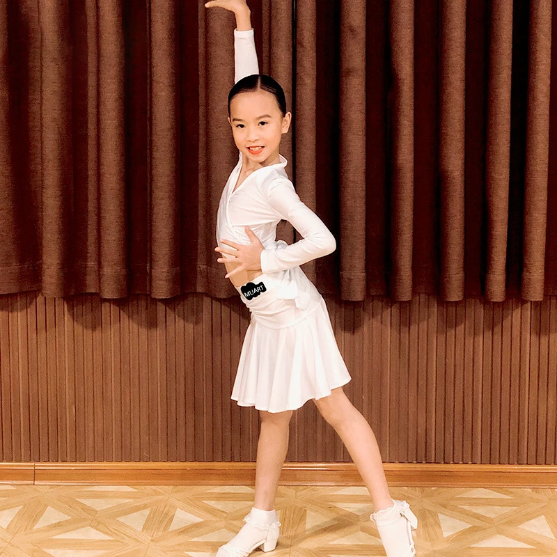 Girls Women Training Dancewear leotards gymnastics Dance Uniforms latin Dancing Dresses