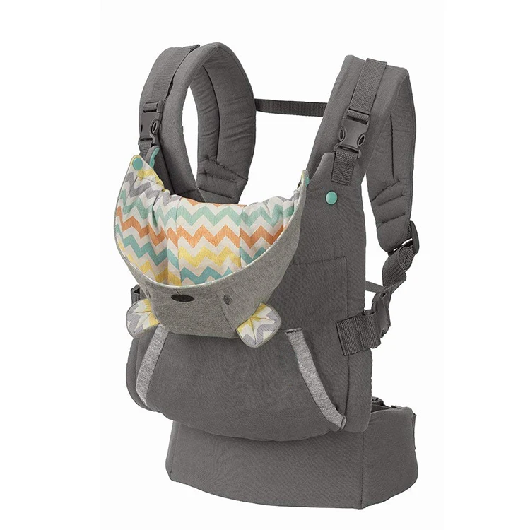 Soft Comfortable Front Facing Baby Carrier Backpack with Removable Canopy Hood