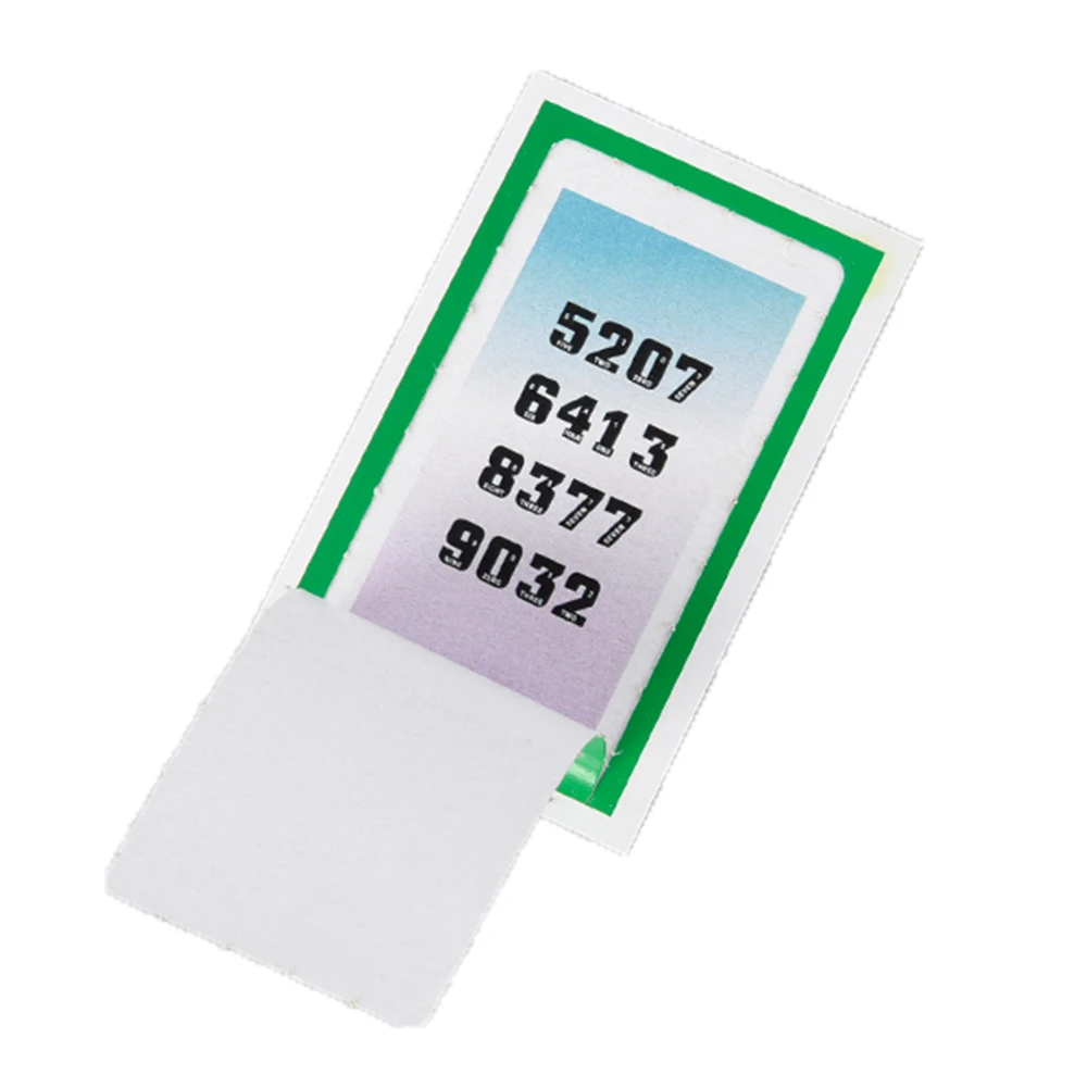 Factory price instant  peel off tickets one window round pull tabs gambling tickets and board