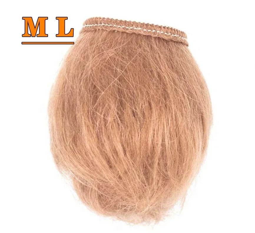 Blythe Doll Hair Extensions camel Mohair Goat Yak tail hair Hair