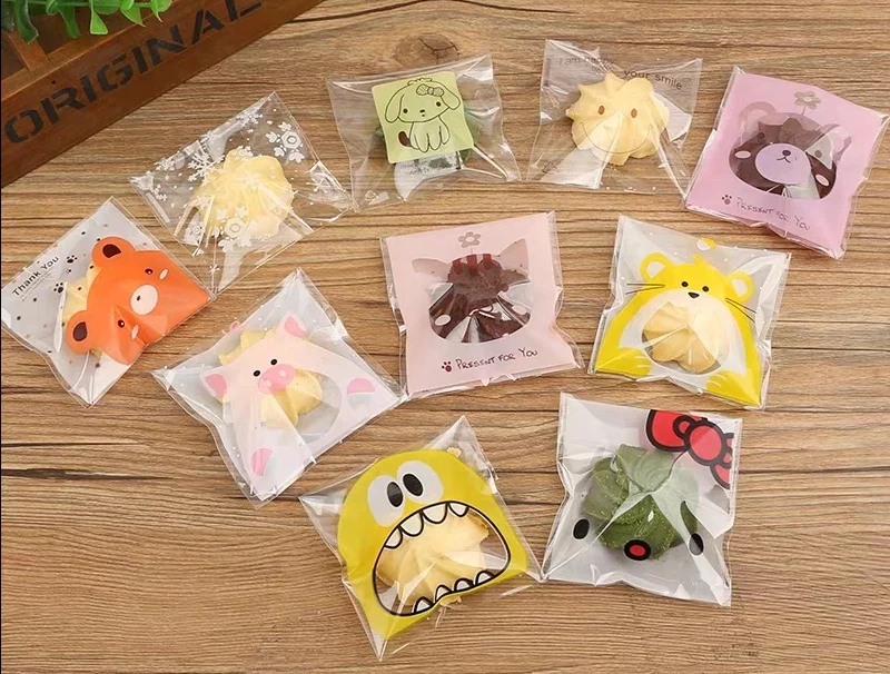
Custom printed bopp clear cute candy bag with own logo 