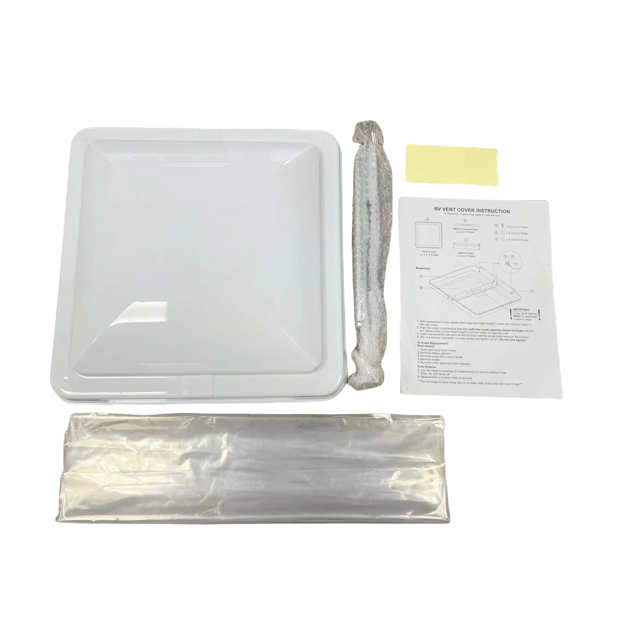 2024 Camper Trailer Rv Accessories Roof Auto Skylight Window Motorhome Waterproof Travel Cover Campervan for Caravan