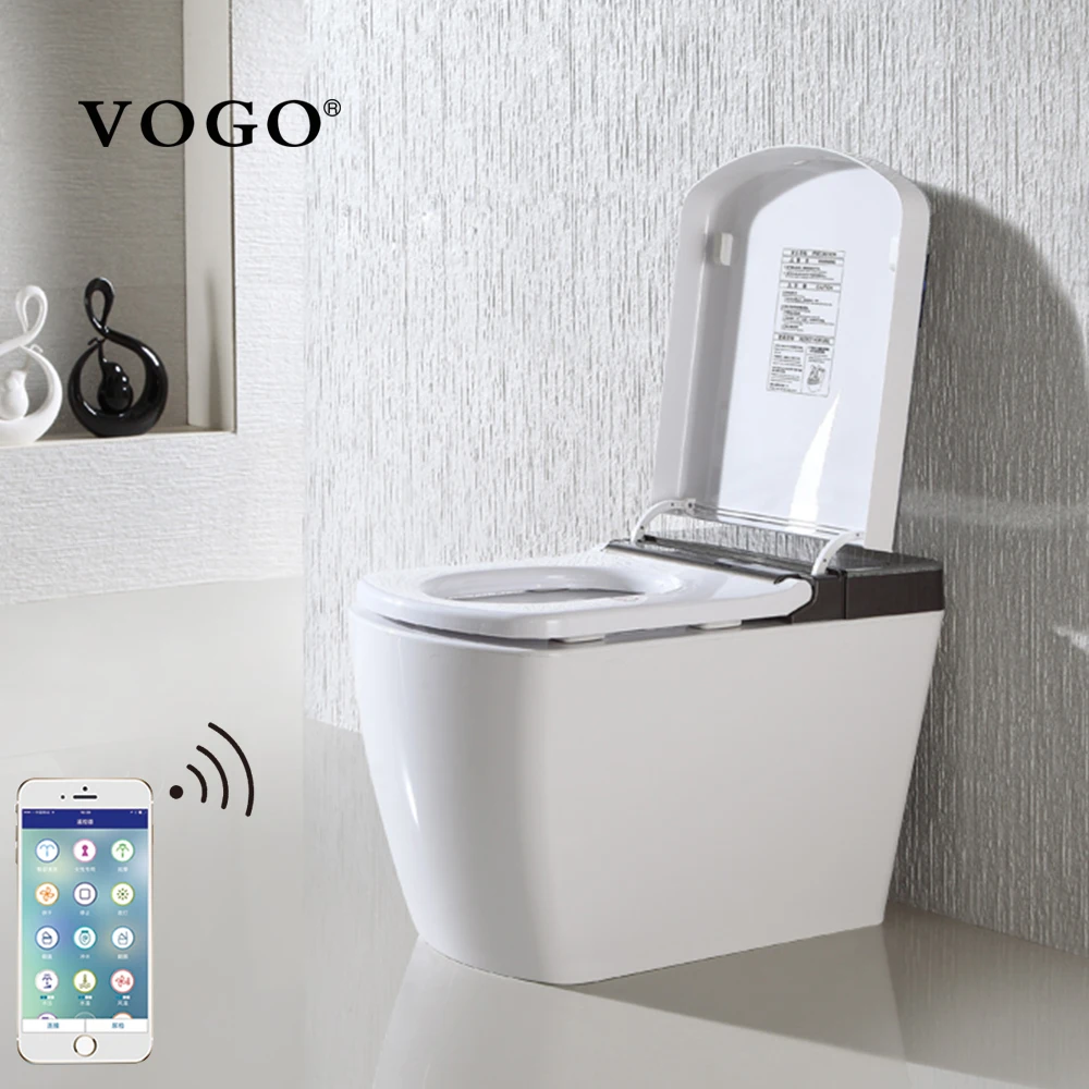 Chinese toilet factory wc automatic smart electronic toilet