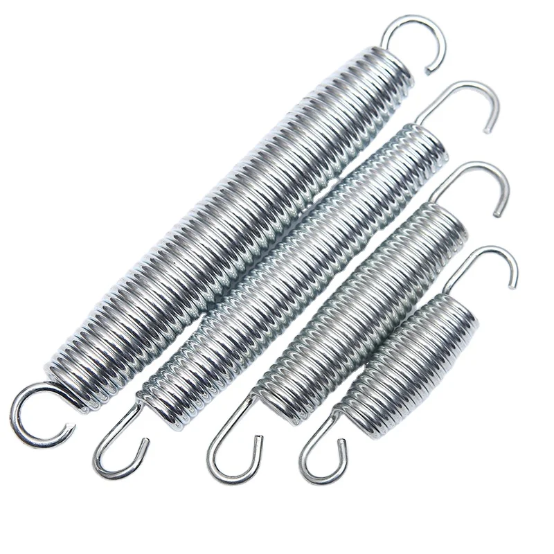 Custom Stainless Steel metal 5 Inch 6 Inch Low Tension Coil Small Extension Springs With Double Hooks