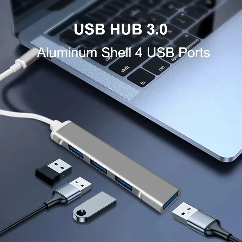 Jasoz Support Otg Function 4 Port Multi Usb Type C Hubs Usb 3.0 Docking Station For Ipad Laptop Macbook Pro