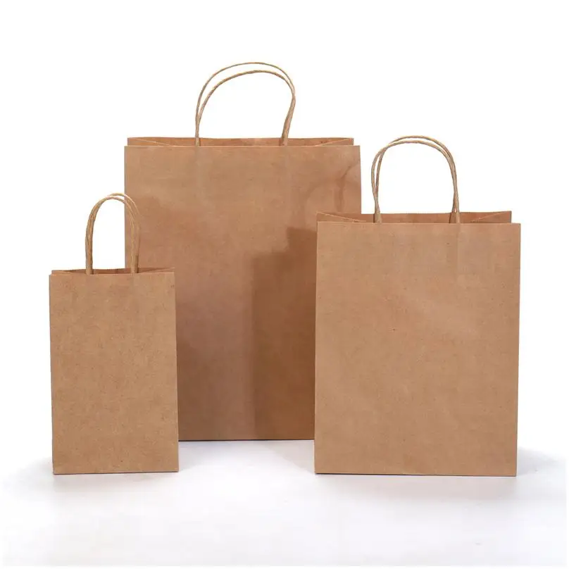Крафт-бумажный пакет золотой подарок Ziplock роскошные коробки для еды розовый ресторанный мешок на вынос пластиковый почтовый печати крафт