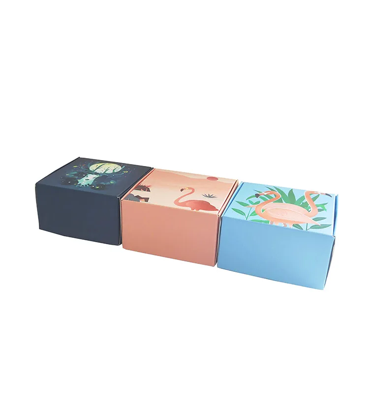 Custom high quality eco friendly food package cardstock paper cupcake boxes