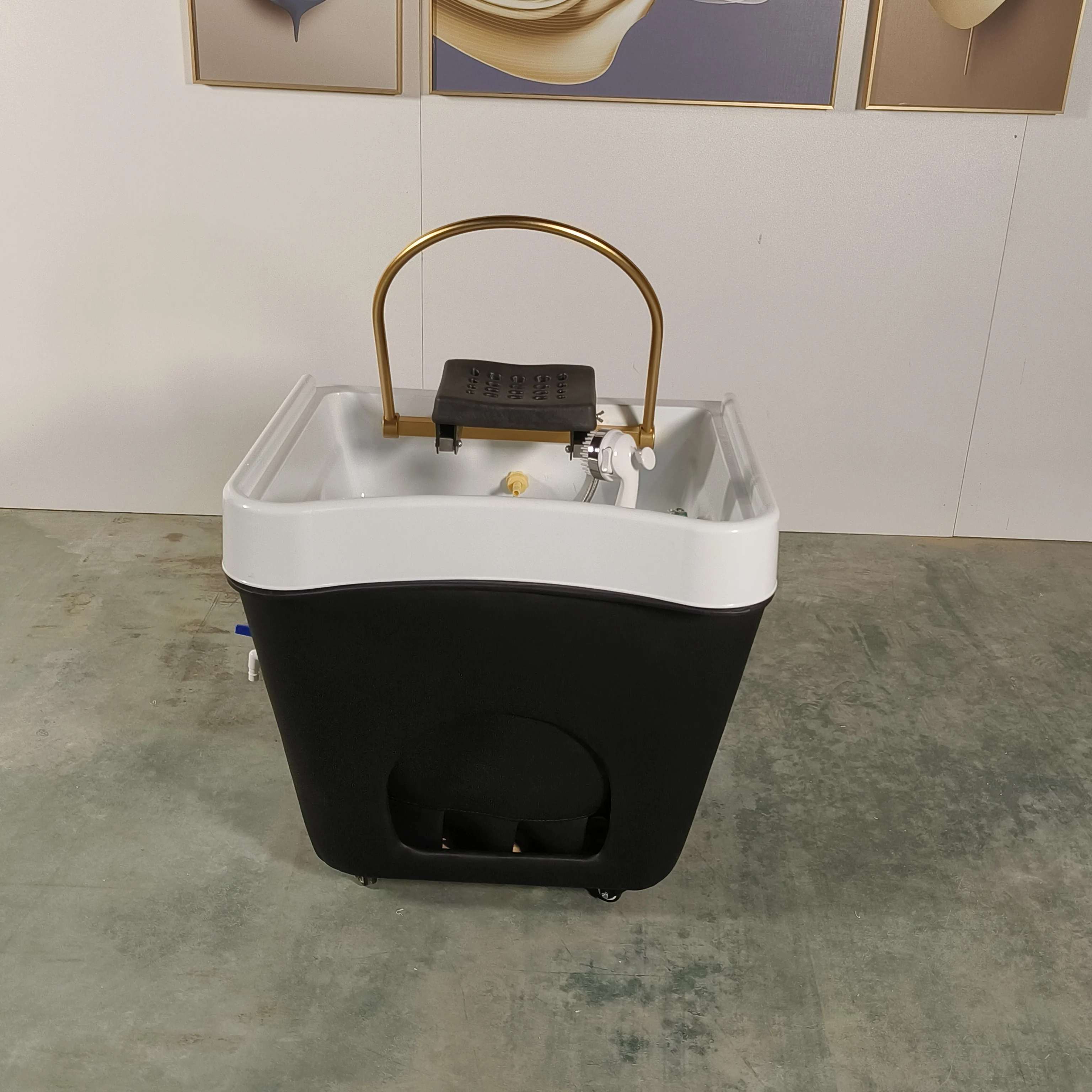 Siman Luxury Portable Shampoo Bowl Sink Custom Head Spa Shower Hair Washing Scalp Massage Home Hospital Beauty Salon Furniture