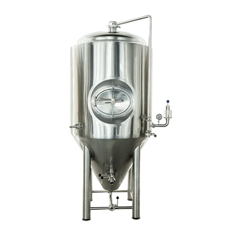 304/316L Stainless Steel Double Jacketed Fermentation Tank Brewery Wine  fermenter