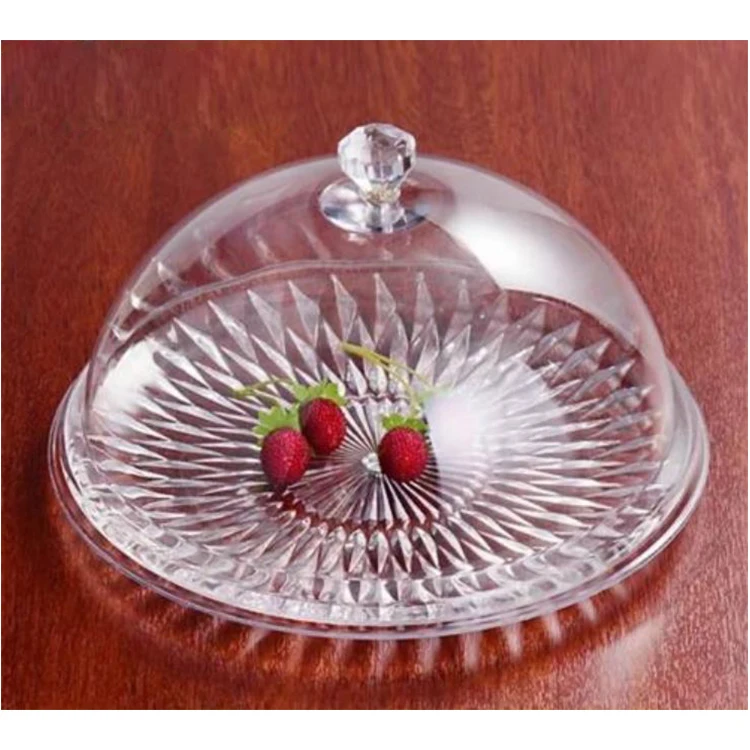Custom high quality and durable transparent acrylic food dome cover