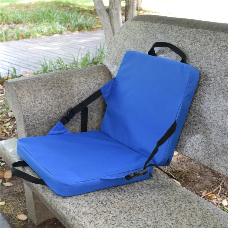 Easy Carrying Thick Padded Foldable Stadium Seat Cushion for Camping and Outdoor Activities