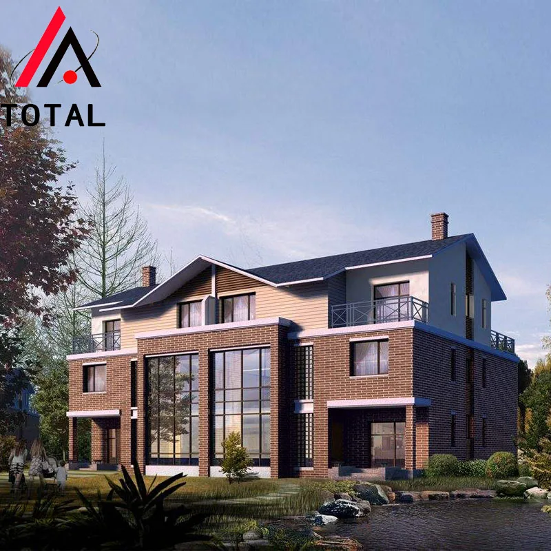 China Wholesale Modern Prefabricated Light Gang Villa Luxury Modern Steel Villa