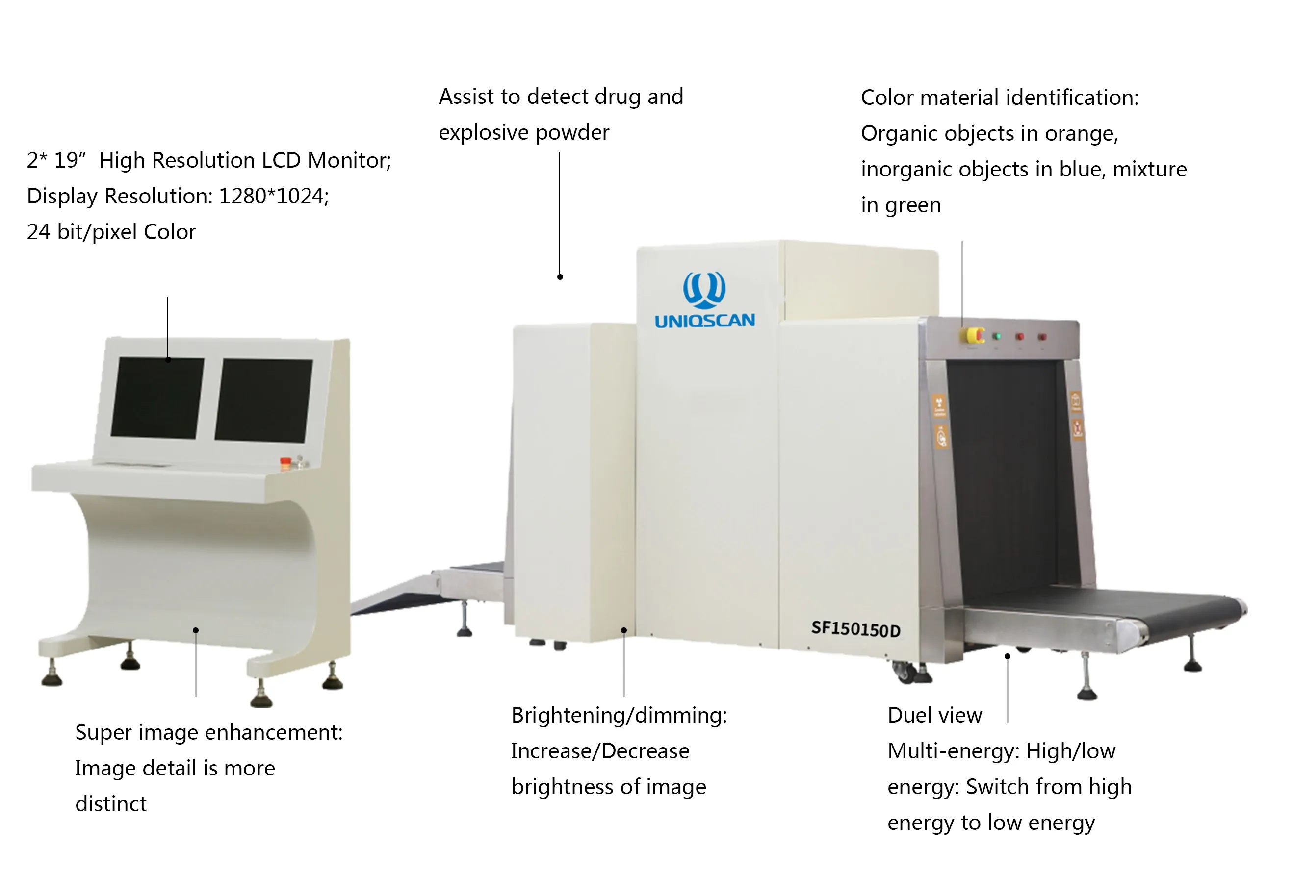 heavy duty subway safeagle station x ray baggage auto diagnostic tool security scanner for taiwan