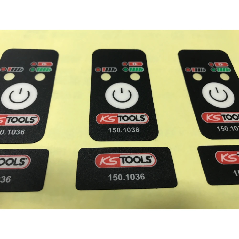 Custom Front Control Button Panel custom stickers