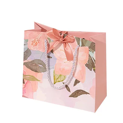 Creative holiday gift bag with hand gift bags environmental large shopping bag.