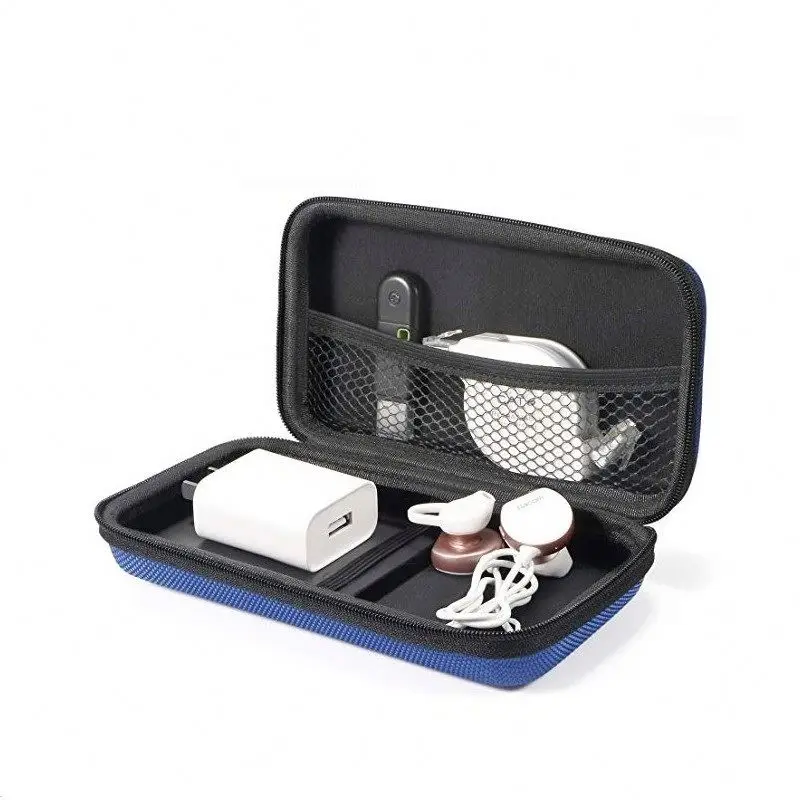 External Hard Drive Case Shockproof Eva Carrying Case Protection Travel Electronic Power Bank Bag Hard Eva Case